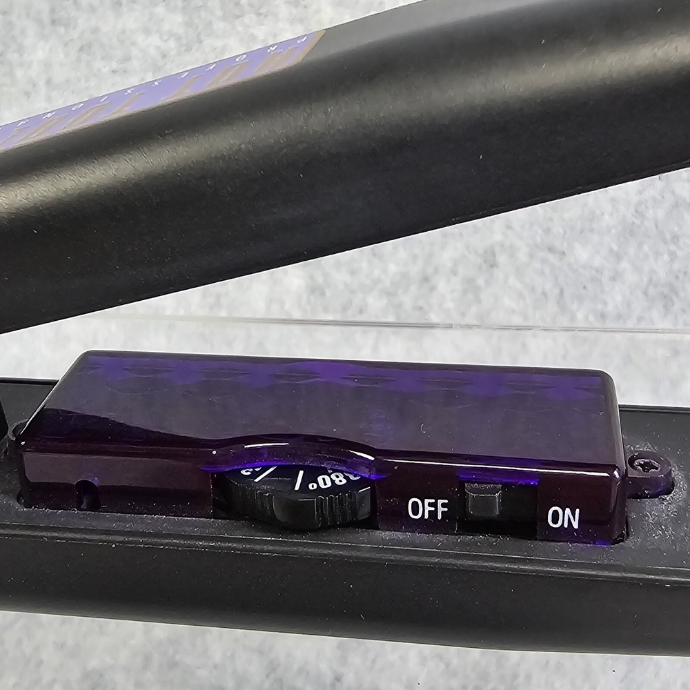 Hot Tools Flat Iron Professional Ceramic Tourmaline 1" High Heat 430 Degrees - Picture 9 of 12